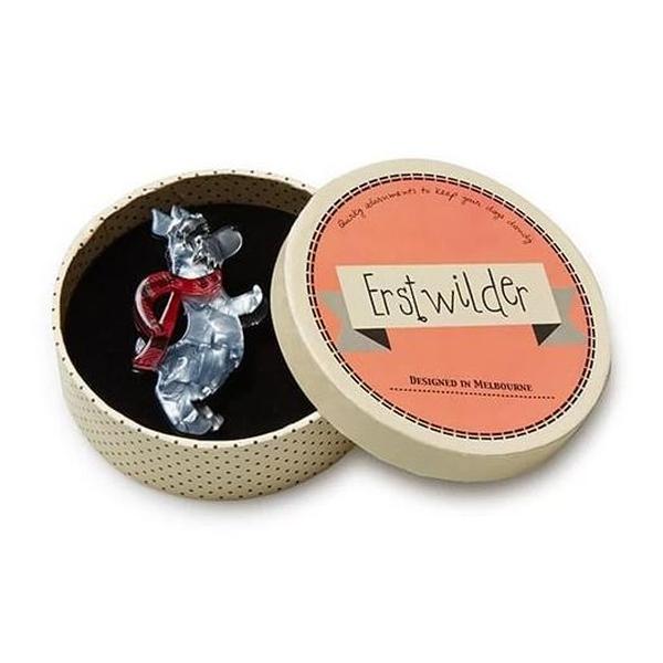 Erstwilder - Stand Scottie, Stand! Dog Brooch (2016) - 20th Century Artifacts