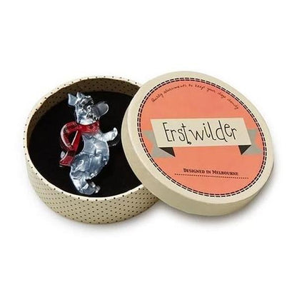 Erstwilder - Stand Scottie, Stand! Dog Brooch (2016) - 20th Century Artifacts