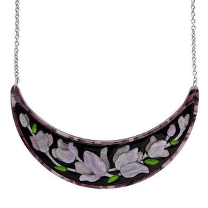 Erstwilder - Steel Magnolias Necklace (2020) purple - 20th Century Artifacts