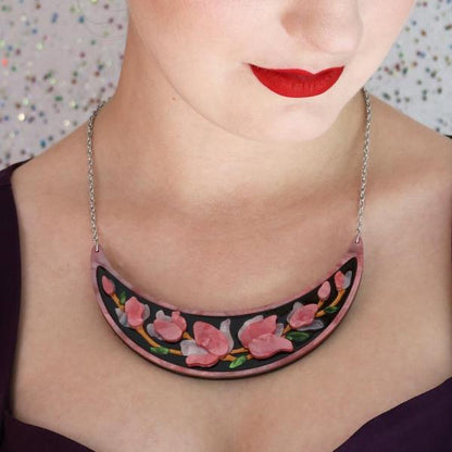 Erstwilder - Steel Magnolias Necklace (pink) (2021) - 20th Century Artifacts