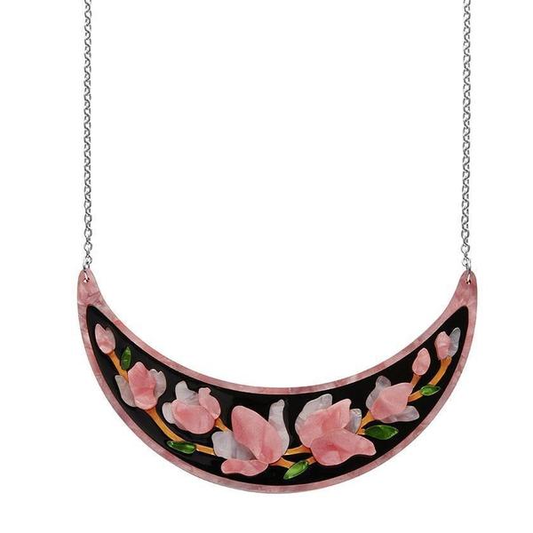 Erstwilder - Steel Magnolias Necklace (pink) - 20th Century Artifacts