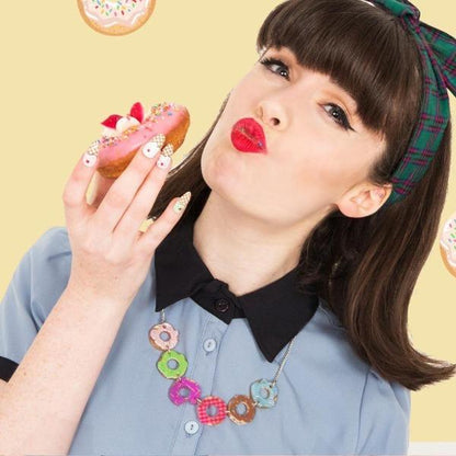 Erstwilder - Sugar Bagel Bunch Donut Necklace (2015) - 20th Century Artifacts