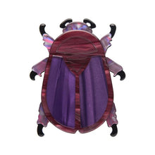 Load image into Gallery viewer, Erstwilder - Summer Scarab Brooch - 20th Century Artifacts