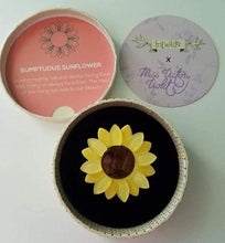 Load image into Gallery viewer, Erstwilder - Sumptuous Sunflower Brooch (2016) - 20th Century Artifacts