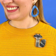 Load image into Gallery viewer, Erstwilder - Sunday Raccoon Brooch (Terry Runyan 1) - 20th Century Artifacts