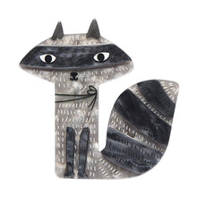Load image into Gallery viewer, Erstwilder - Sunday Raccoon Brooch (Terry Runyan 1) - 20th Century Artifacts