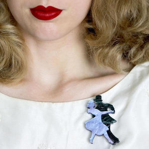 Erstwilder - Swing Time Brooch - 20th Century Artifacts