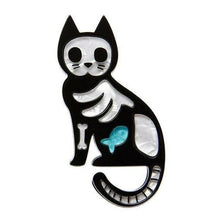 Load image into Gallery viewer, Erstwilder - Tabby Tombstone Brooch (2018) blue - 20th Century Artifacts