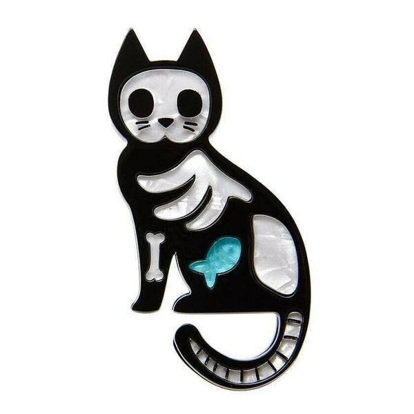 Erstwilder - Tabby Tombstone Brooch (2018) blue - 20th Century Artifacts