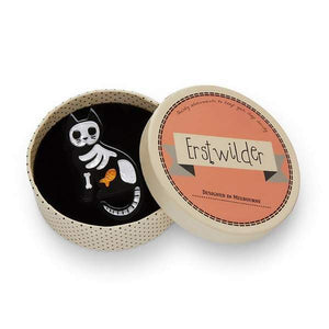 Erstwilder - Tabby Tombstone Brooch 2019 (orange) - 20th Century Artifacts