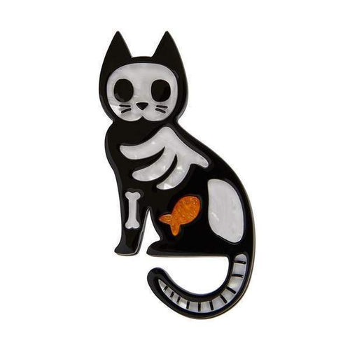 Erstwilder - Tabby Tombstone Brooch 2019 (orange) - 20th Century Artifacts