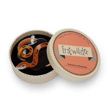 Load image into Gallery viewer, Erstwilder - Take A Bite Serpent Brooch - 20th Century Artifacts