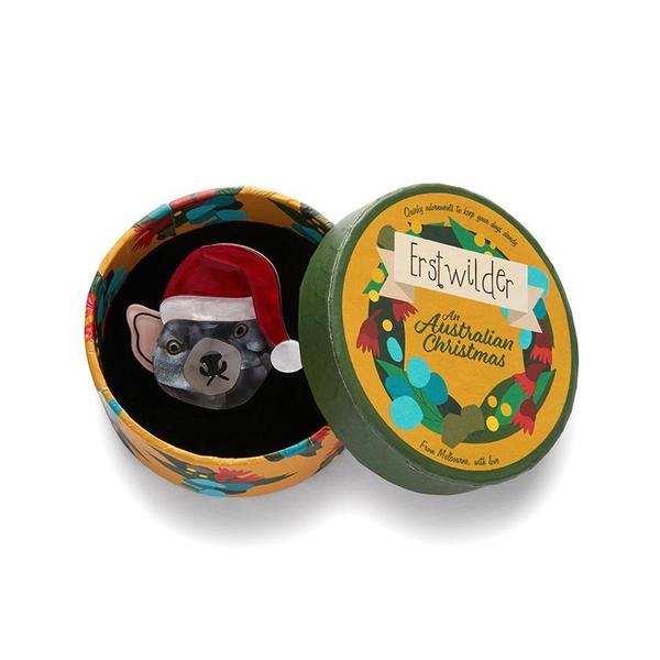 Erstwilder - Tassie Claus Mini Brooch (2021) - 20th Century Artifacts
