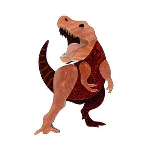 Erstwilder - Tenacious T Tyrannosaurus Brooch - 20th Century Artifacts