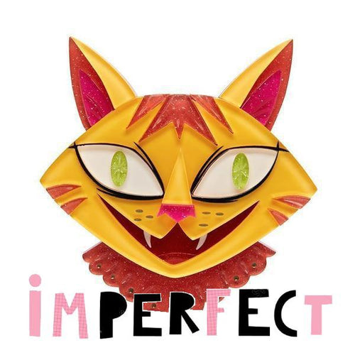 Erstwilder - The Cheshire Cat Brooch (Imperfect) - 20th Century Artifacts