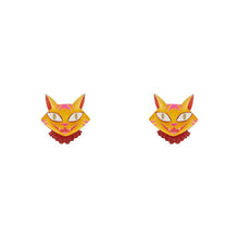 Load image into Gallery viewer, Erstwilder - The Cheshire Cat Stud Earrings - 20th Century Artifacts