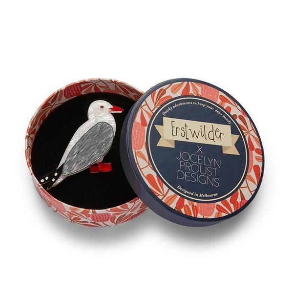 Erstwilder - The Chippy Caper Seagull Brooch (Jocelyn Proust) (2021) - 20th Century Artifacts