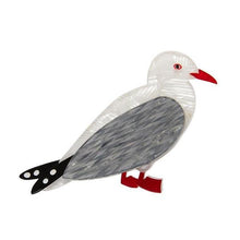 Load image into Gallery viewer, Erstwilder - The Chippy Caper Seagull Brooch (Jocelyn Proust) - 20th Century Artifacts
