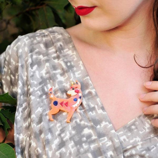 Erstwilder - The Dapper Dingo Brooch (Pete Cromer) (2019) - 20th Century Artifacts