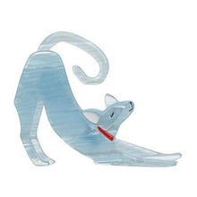 Load image into Gallery viewer, Erstwilder - The Dev Stretch Cat Brooch (2016) - 20th Century Artifacts