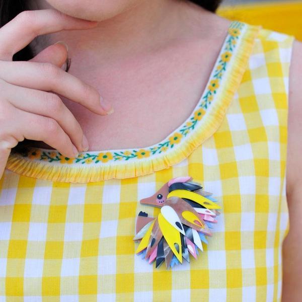 Erstwilder - The Earnest Echidna Brooch (Pete Cromer) (2019) - 20th Century Artifacts