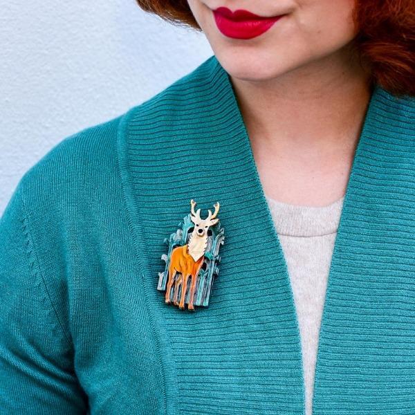 Erstwilder - The Edge of the Forest Brooch (2020) - 20th Century Artifacts