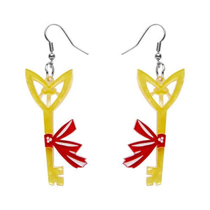 Erstwilder - The Golden Key Drop Earrings - 20th Century Artifacts