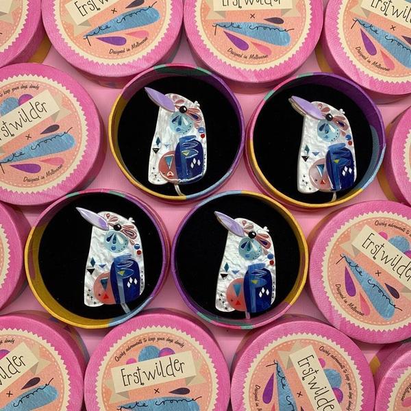 Erstwilder - The Kooky Kookaburra Brooch (Pete Cromer) (2019) - 20th Century Artifacts