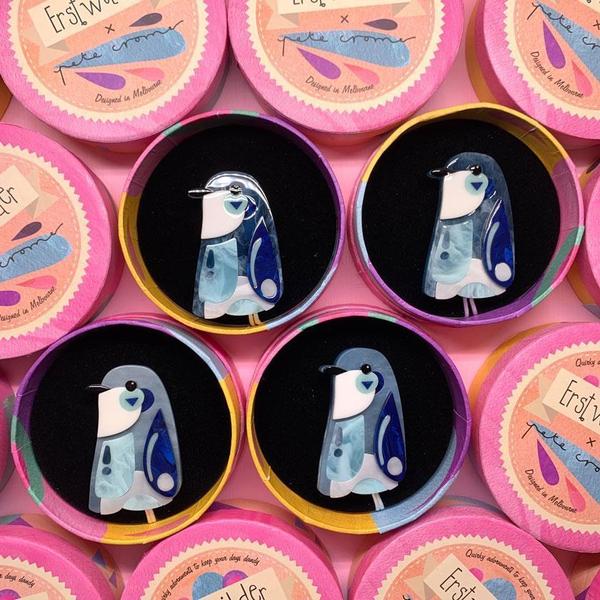 Erstwilder - The Likeable Little Penguin Brooch (Pete Cromer) (2019) - 20th Century Artifacts
