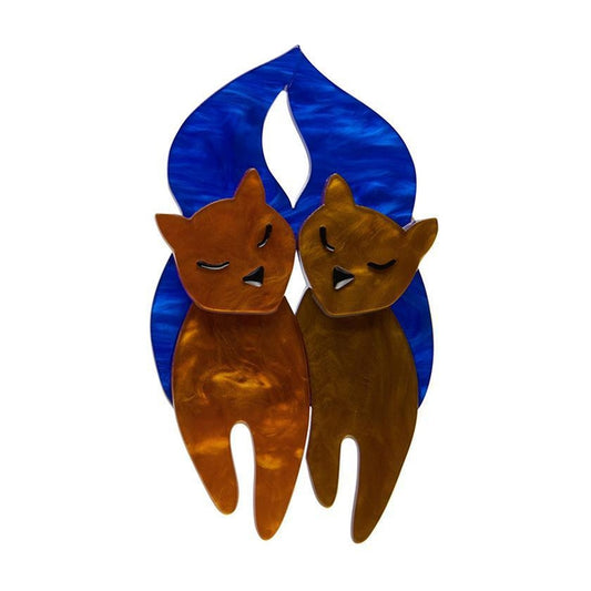 Erstwilder - The Lovecats Brooch (2021) - 20th Century Artifacts