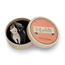 Load image into Gallery viewer, Erstwilder - The Lovecats Brooch - 20th Century Artifacts