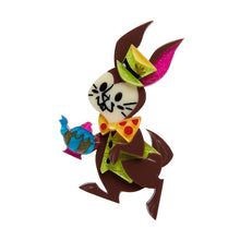 Load image into Gallery viewer, Erstwilder - The March Hare Brooch - 20th Century Artifacts