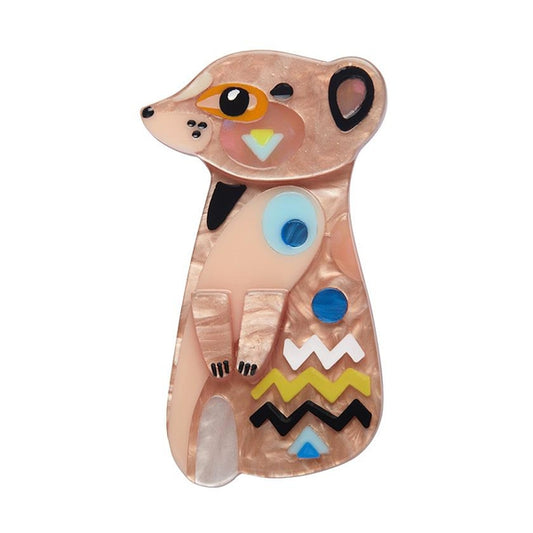 Erstwilder - The Masterful Meerkat Brooch (Pete Cromer) (2022) - 20th Century Artifacts