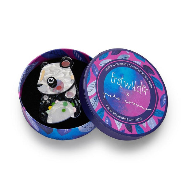 Erstwilder - The Patient Panda Brooch (Pete Cromer) (2022) - 20th Century Artifacts