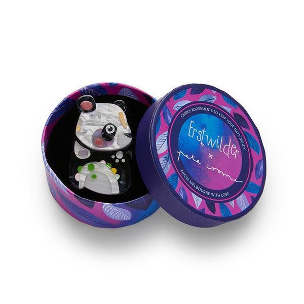 Erstwilder - The Patient Panda Mini Brooch (Pete Cromer) (2022) - 20th Century Artifacts