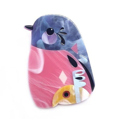 Erstwilder - The Perky Pink Robin Brooch (Pete Cromer) (2019) - 20th Century Artifacts