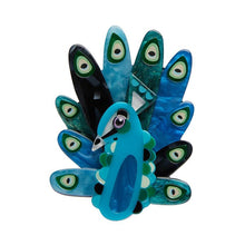 Load image into Gallery viewer, Erstwilder - The Picturesque Peacock Brooch (Pete Cromer) (2022) - 20th Century Artifacts