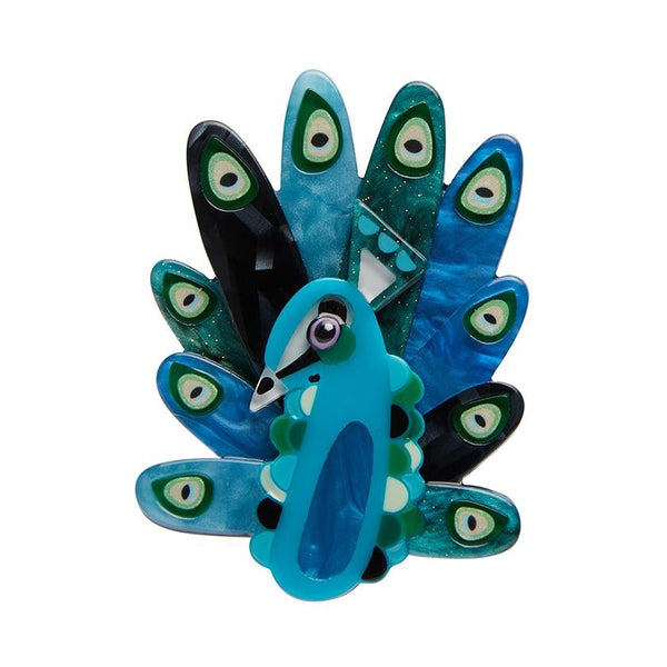 Erstwilder - The Picturesque Peacock Brooch (Pete Cromer) (2022) - 20th Century Artifacts