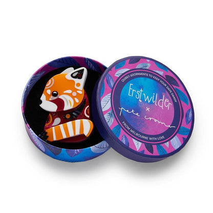 Erstwilder - The Rakish Red Panda Brooch (Pete Cromer) (2022) - 20th Century Artifacts