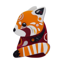 Load image into Gallery viewer, Erstwilder - The Rakish Red Panda Brooch (Pete Cromer) (2022) - 20th Century Artifacts