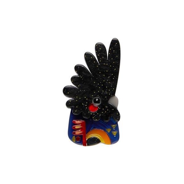 Erstwilder - The Rare Red-Tail Cockatoo Mini Brooch (Pete Cromer) (2021) - 20th Century Artifacts