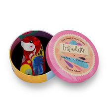 Load image into Gallery viewer, Erstwilder - The Rowdy Rosella Brooch (Pete Cromer) (2019) - 20th Century Artifacts