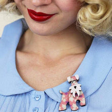 Load image into Gallery viewer, Erstwilder - The Schnauzer and Klaus Brooch (2017) - 20th Century Artifacts