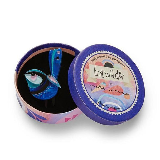 Erstwilder - The Splendid Fairy Wren Brooch (Pete Cromer) (2021) - 20th Century Artifacts