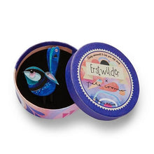 Load image into Gallery viewer, Erstwilder - The Splendid Fairy Wren Brooch (Pete Cromer) (2021) - 20th Century Artifacts