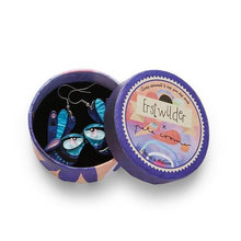 Load image into Gallery viewer, Erstwilder - The Splendid Fairy Wren Earrings (Pete Cromer) (2021) - 20th Century Artifacts