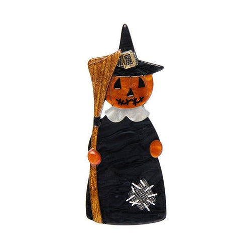 Erstwilder - The Stitched Witch Brooch - 20th Century Artifacts
