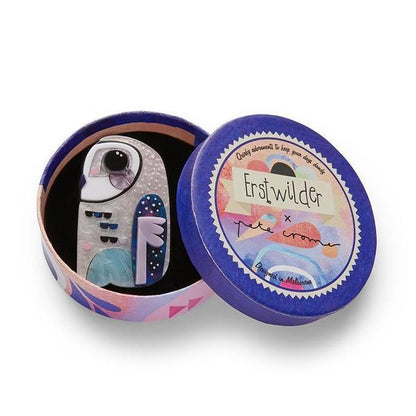 Erstwilder - The Sulky Sooty Owl Brooch (Pete Cromer) (2021) - 20th Century Artifacts