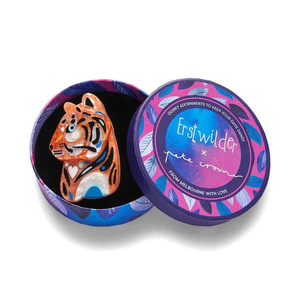 Erstwilder - The Tranquil Tiger Brooch (Pete Cromer) (2022) - 20th Century Artifacts