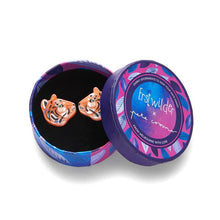 Load image into Gallery viewer, Erstwilder - The Tranquil Tiger Earrings (Pete Cromer) (2022) - 20th Century Artifacts